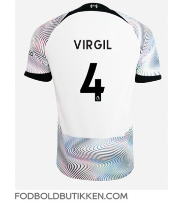 Liverpool Virgil van Dijk #4 Udebanetrøje 2022-23 Kortærmet